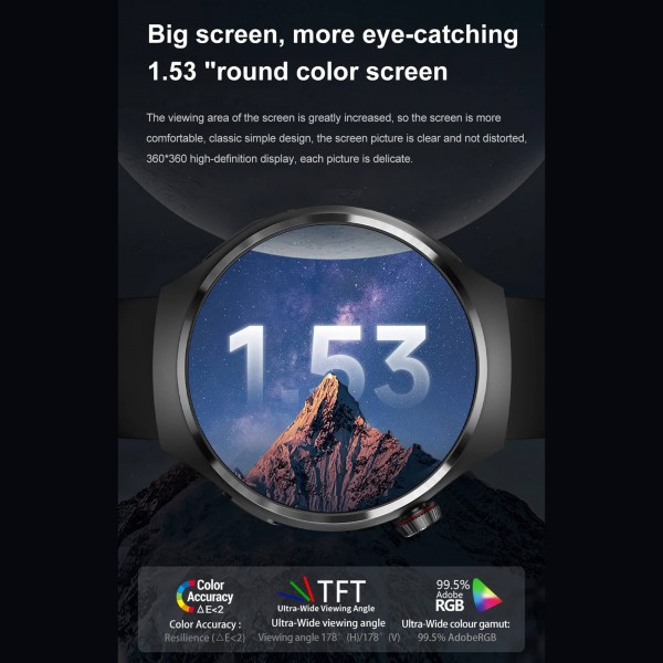 Smartwatch Microwear DK56 –  Silver Silicone